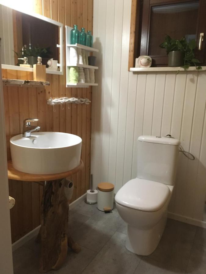 Kranich-Holzferienhaus 'Kleine Auszeit' Rehden Bagian luar foto