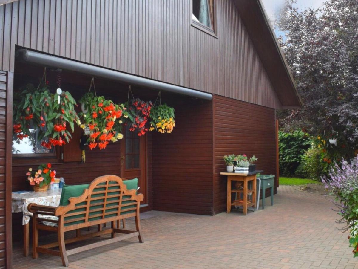 Kranich-Holzferienhaus 'Kleine Auszeit' Rehden Bagian luar foto