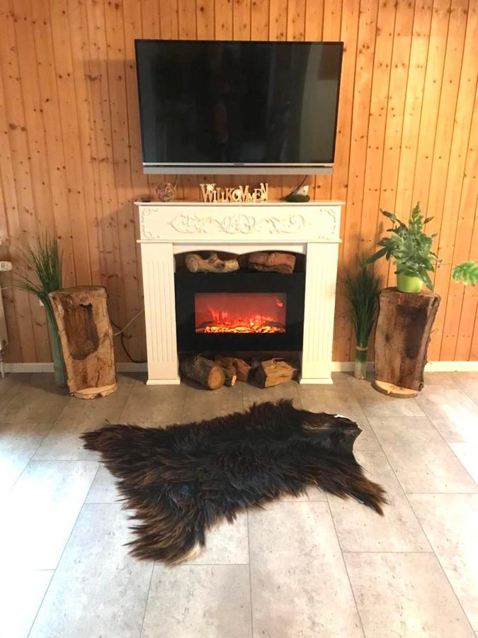 Kranich-Holzferienhaus 'Kleine Auszeit' Rehden Bagian luar foto