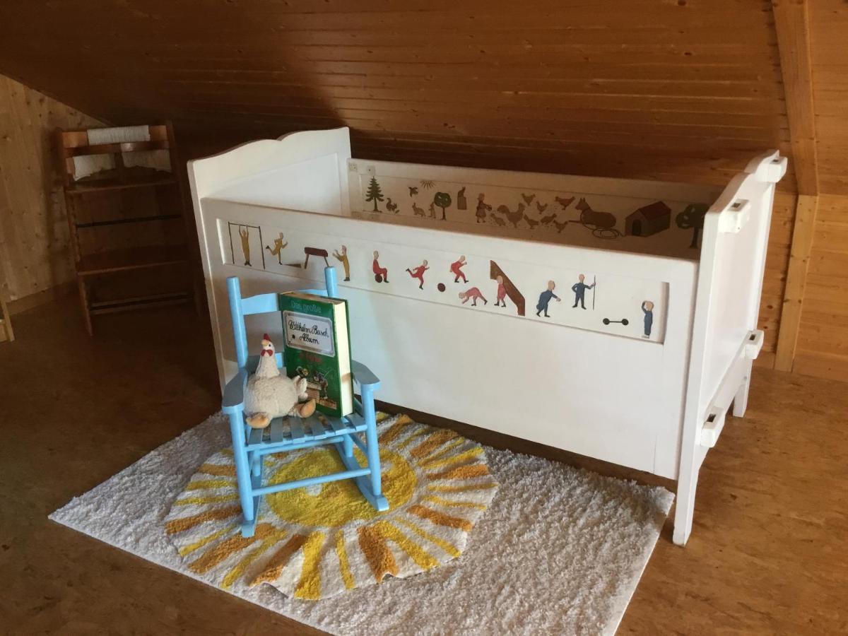Kranich-Holzferienhaus 'Kleine Auszeit' Rehden Bagian luar foto
